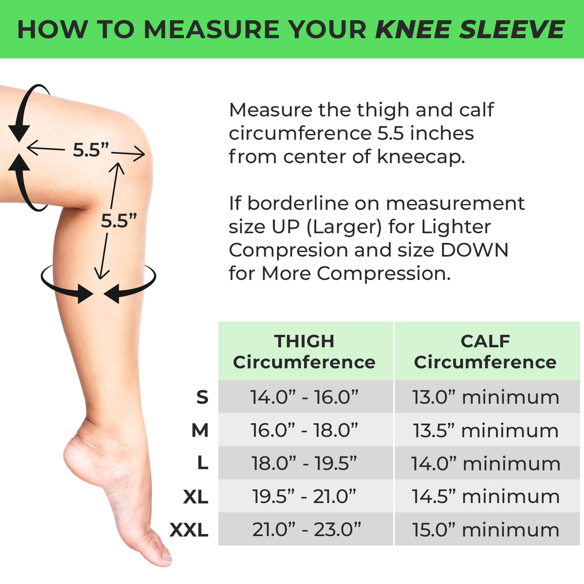 How To Measure For Knee Sleeves + How Tight Should They Be